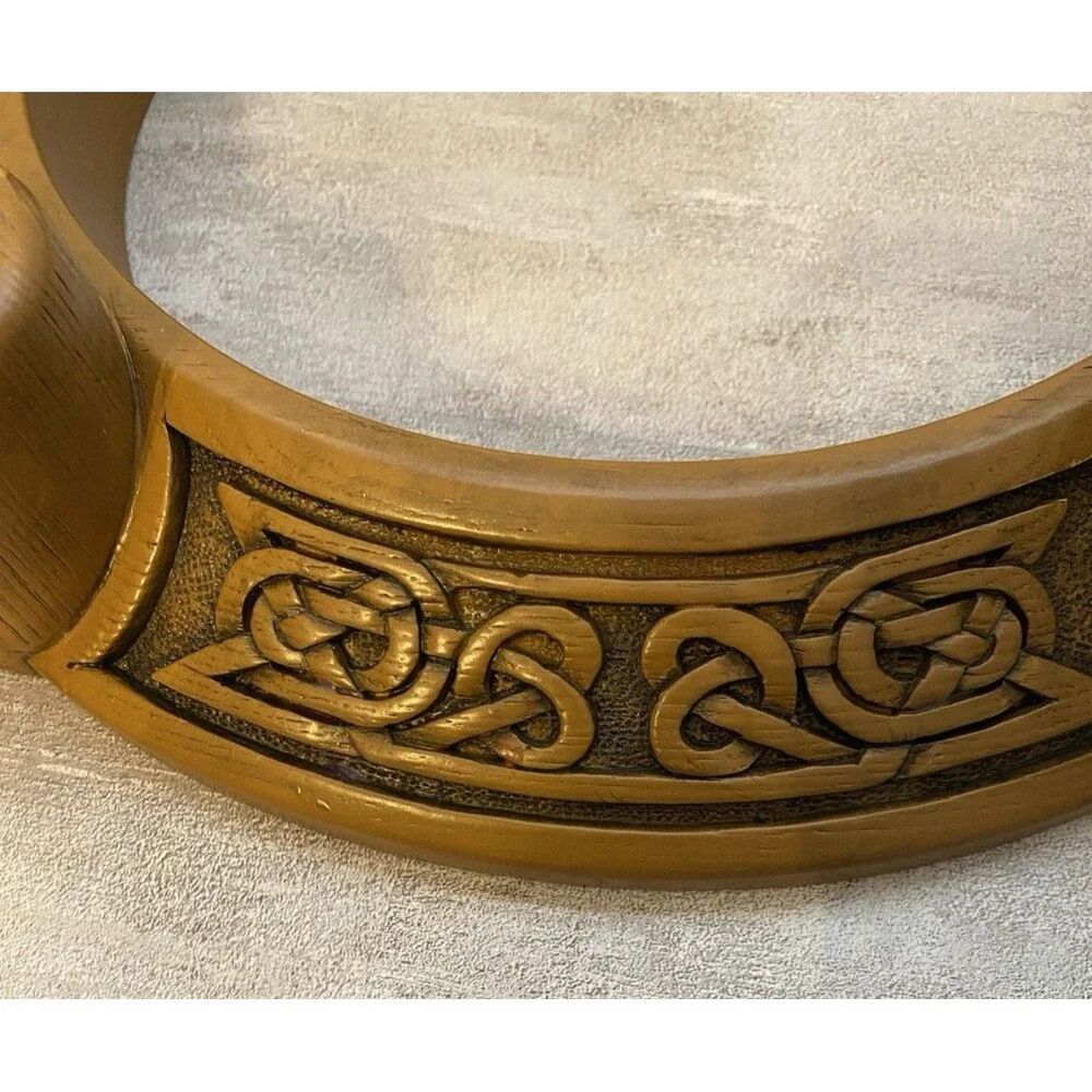 Vintage Celtic Knot Candle Holder Advent Wreath By Abbey Press Irish 12 1/4